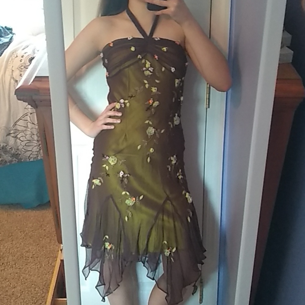 Floral prom dress